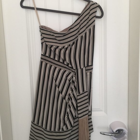 BCBG MAXZRIA Stevie One Shoulder Dress - Picture 2 of 3